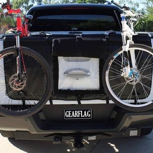 GEARFLAG Tailgate Bike Pad up to 4 Mountain Bikes Rearview Camera Protective
